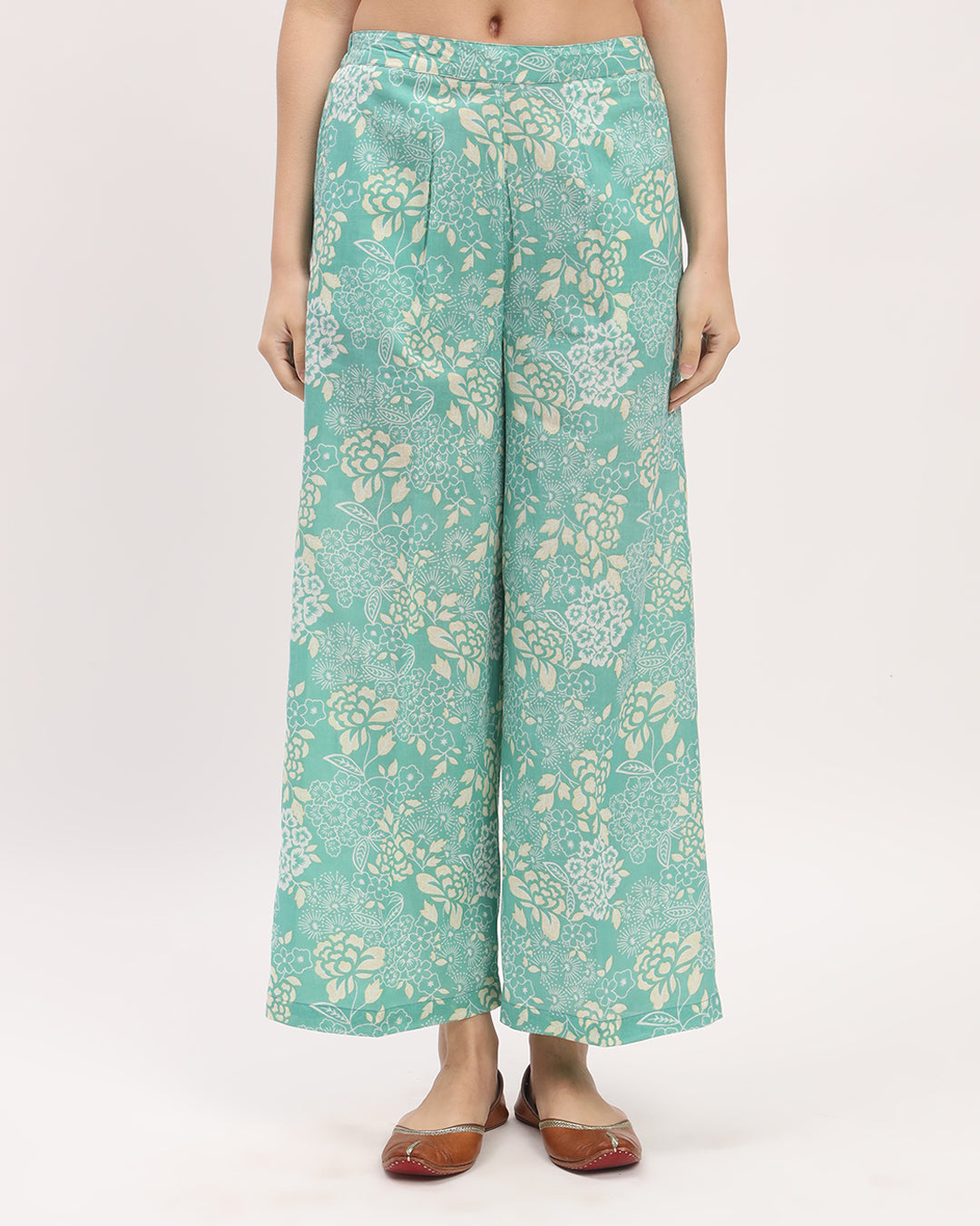 Valley Vista Blossom Bliss Printed Wide Pants