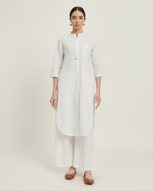 Urban Retreat Band Collar Linen Co-ord Set