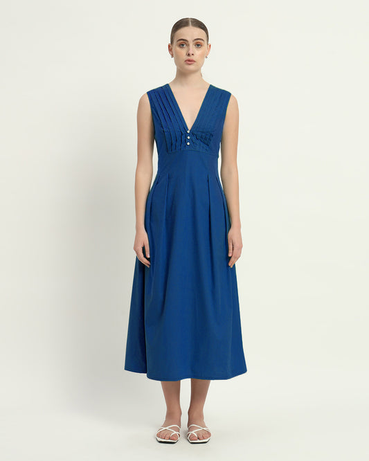 The Cobalt Mendoza Cotton Dress