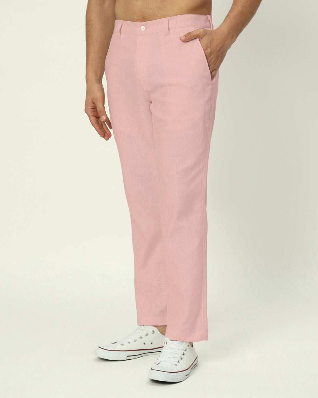 Modern Classic Fondant Pink Men's Pants