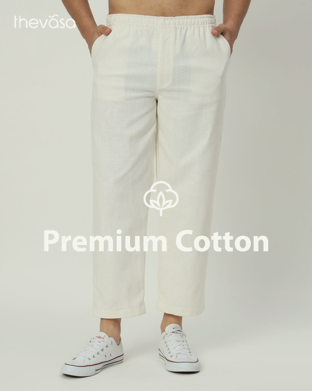 Zen Den Relaxation White Men's Pants