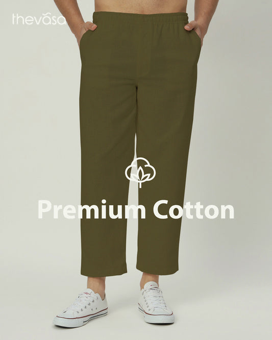 Zen Den Relaxation Olive Green Men's Pants