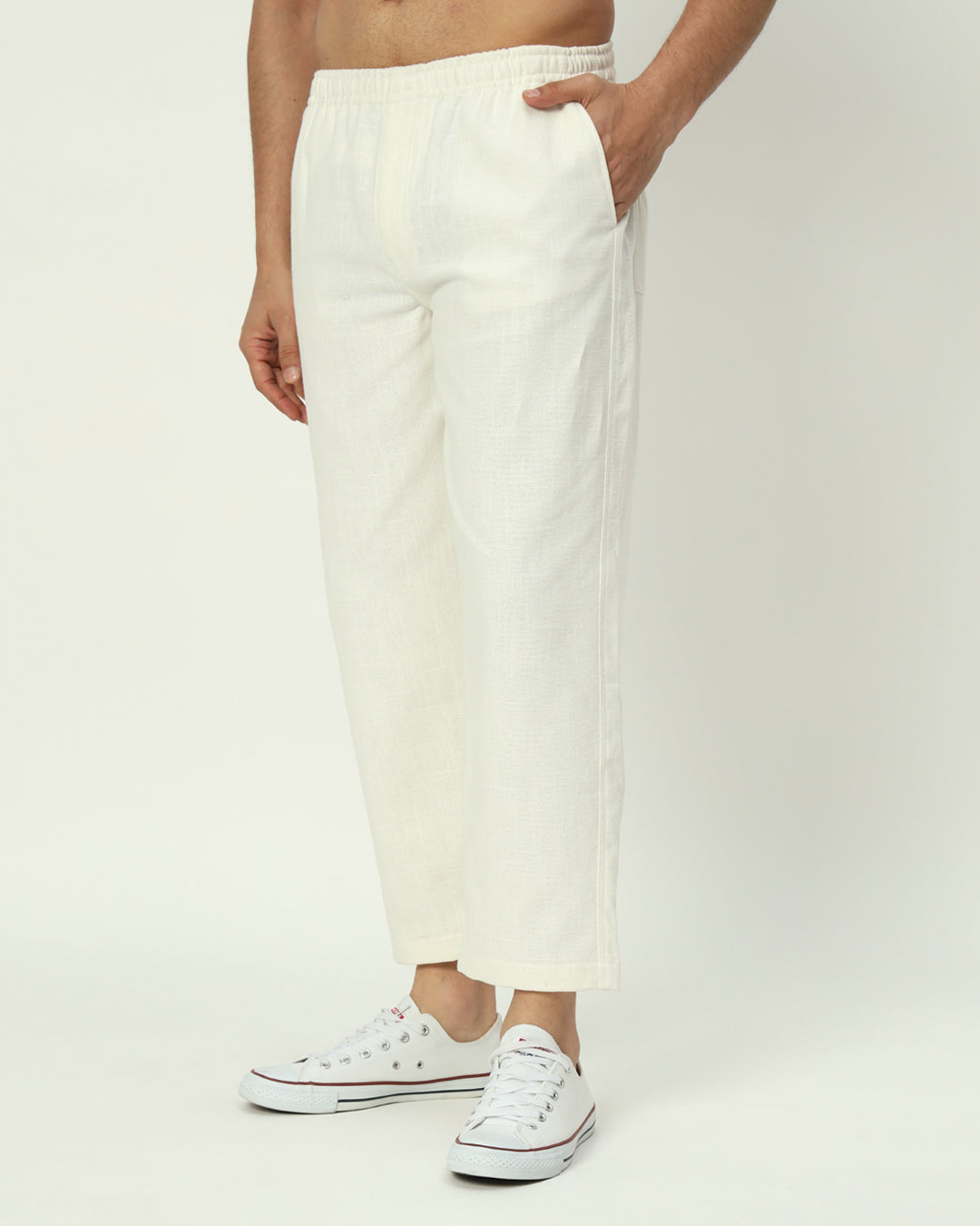 Zen Den Relaxation White Men's Pants