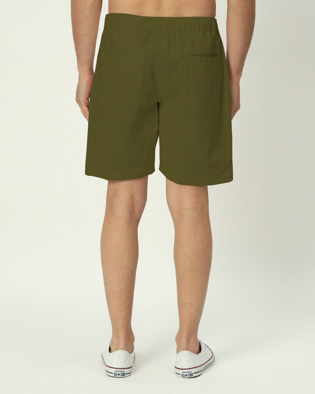 Comfortable City Dweller Olive Green Men's Shorts
