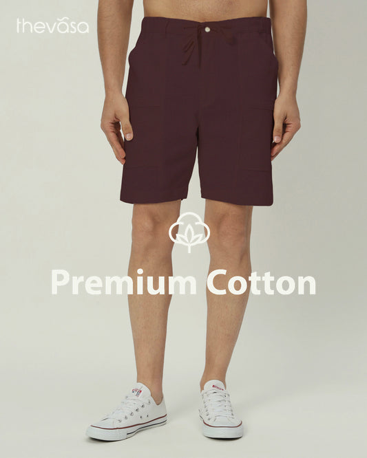 Comfortable City Dweller Crimson Men's Shorts