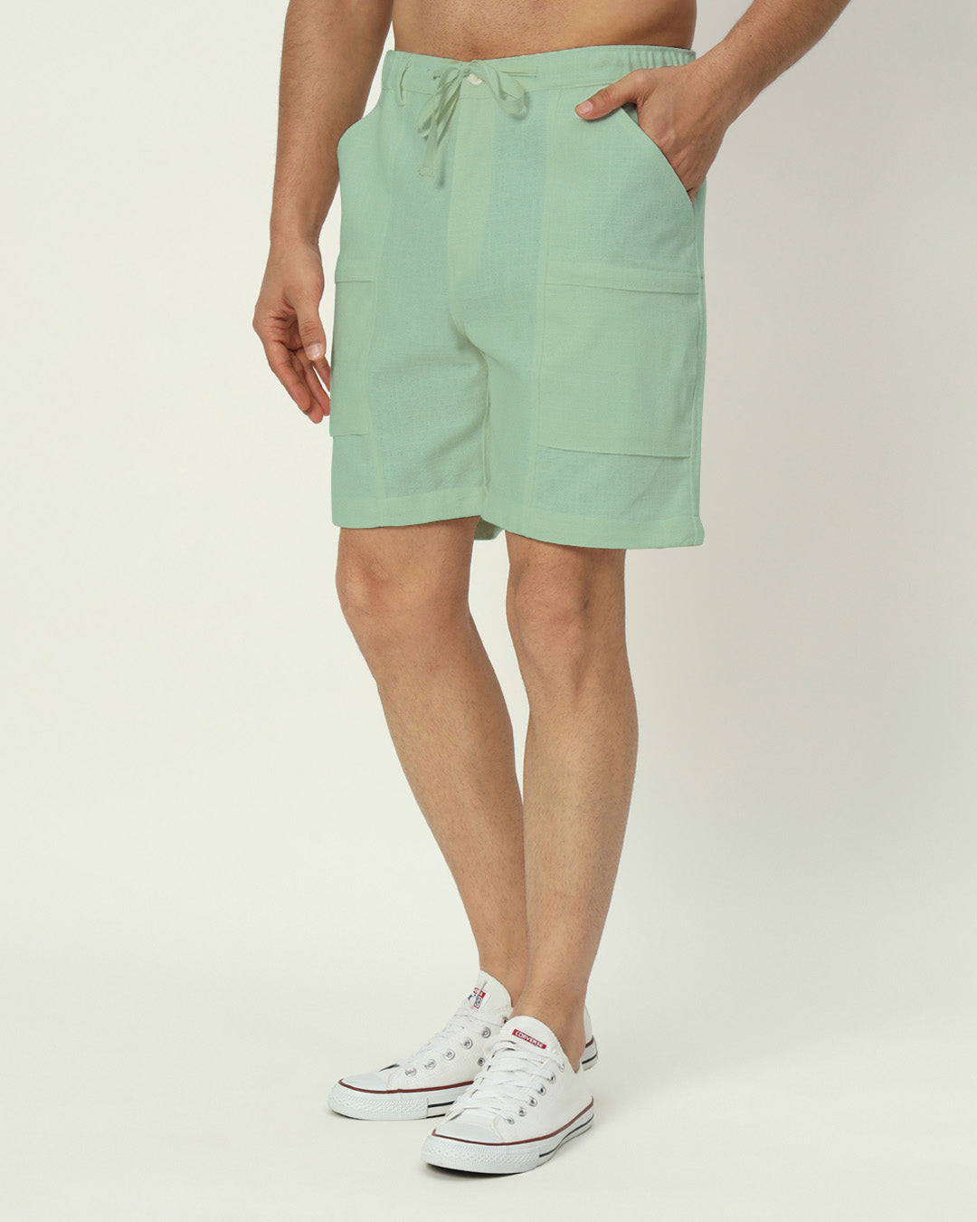 Comfortable City Dweller Spring Green Men's Shorts