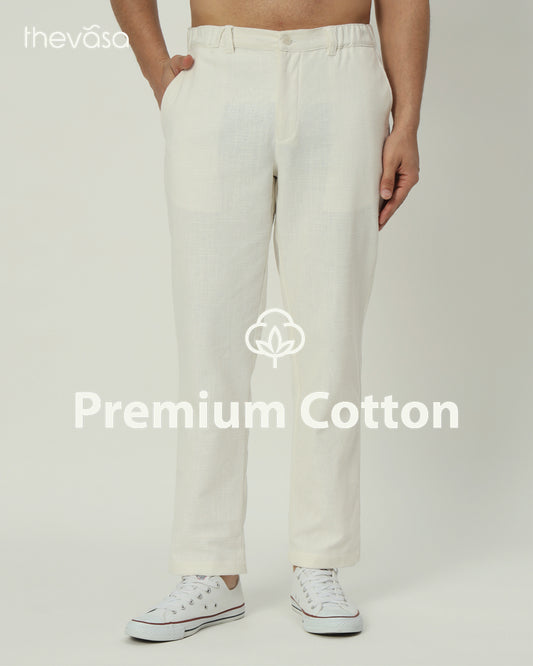 All-Day Wear White Men's Pants