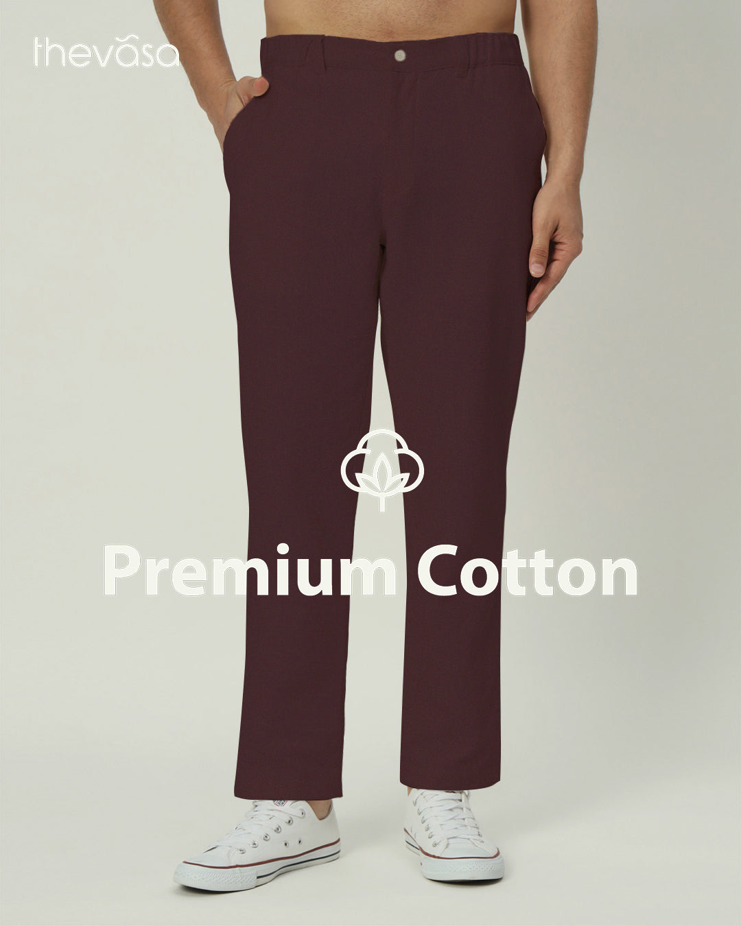 All-Day Wear Crimson Men's Pants