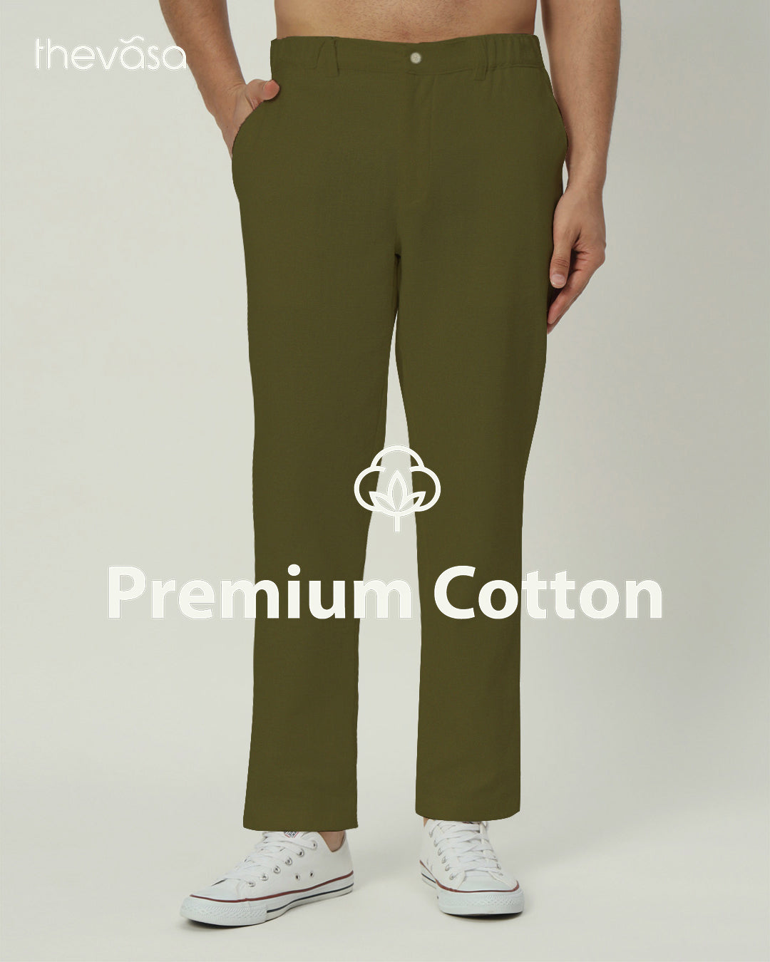 All-Day Wear Olive Green Men's Pants