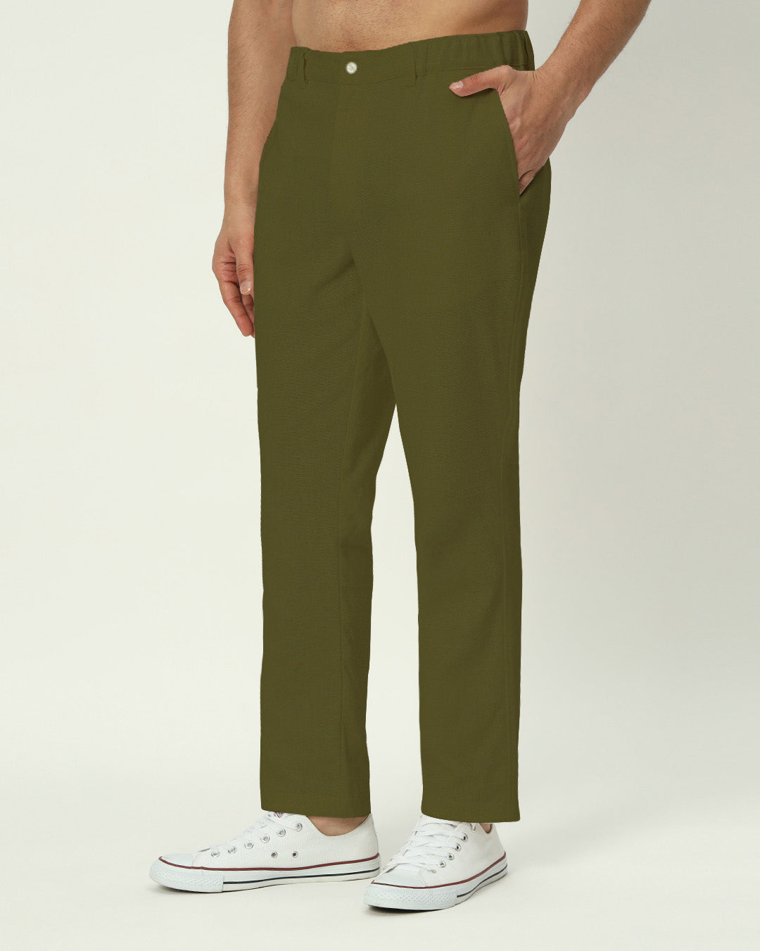 All-Day Wear Olive Green Men's Pants
