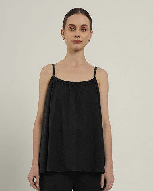 Noir Easy Breeze Adjustable Neck Top (Without Bottoms)