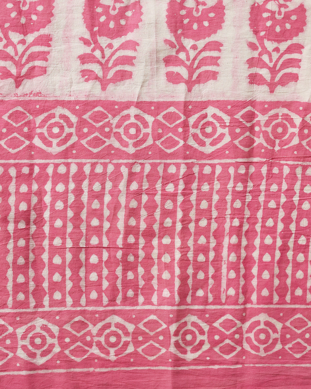 Pink Imagining Cotton Mul Saree