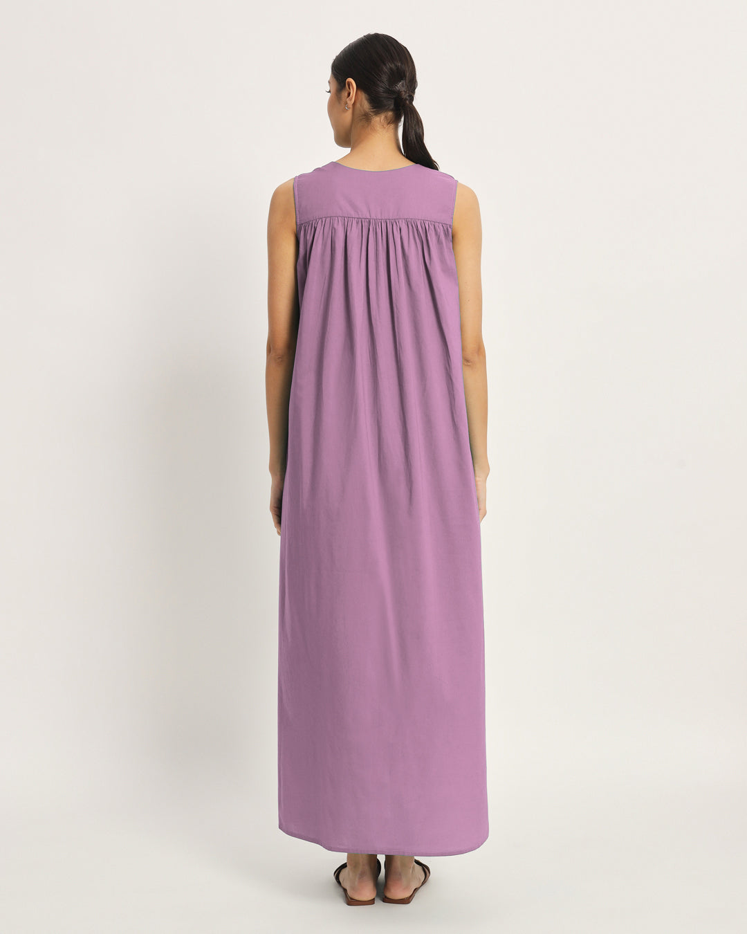 Combo: Iris Pink & Wisteria Purple Mommylicious Maternity & Nursing Dress