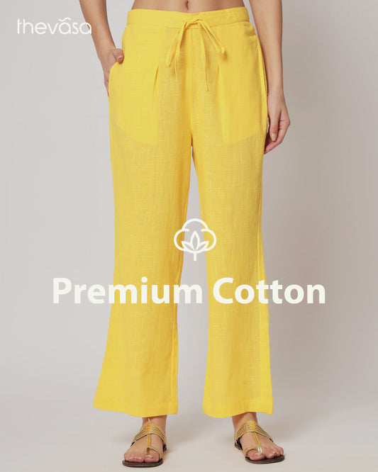 Sunshine Yellow Straight Pants