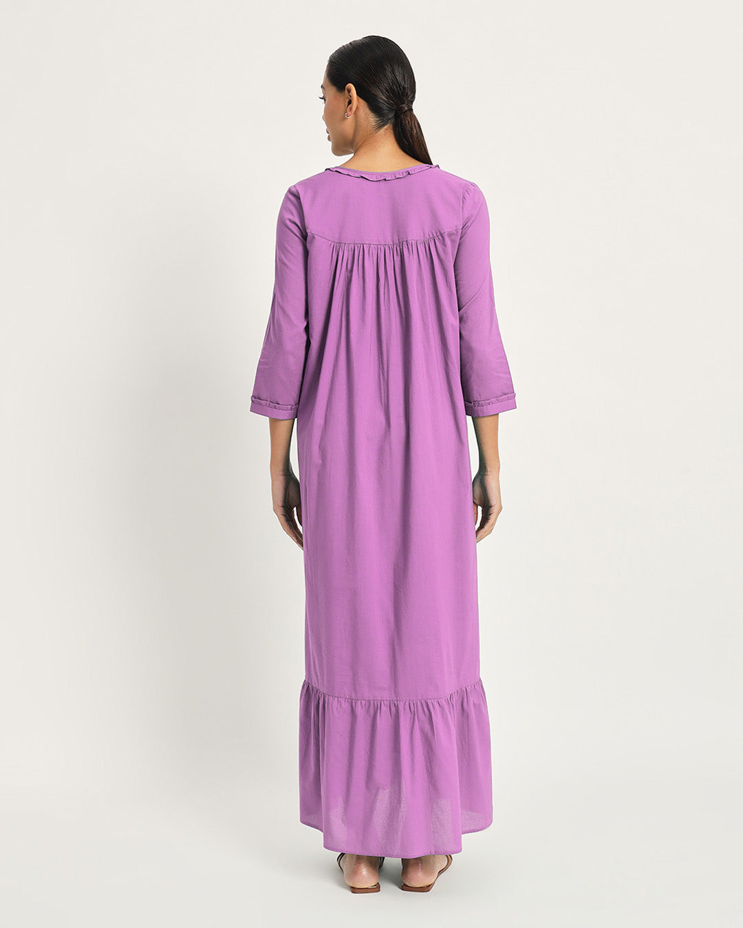 Combo: Lilac & Wisteria Purple 24-Hours Serenity Nightdress