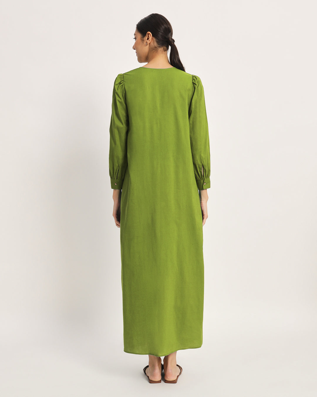 Combo: Plum Passion & Sage Green Belly Blossom Maternity & Nursing Dress-Set of 2