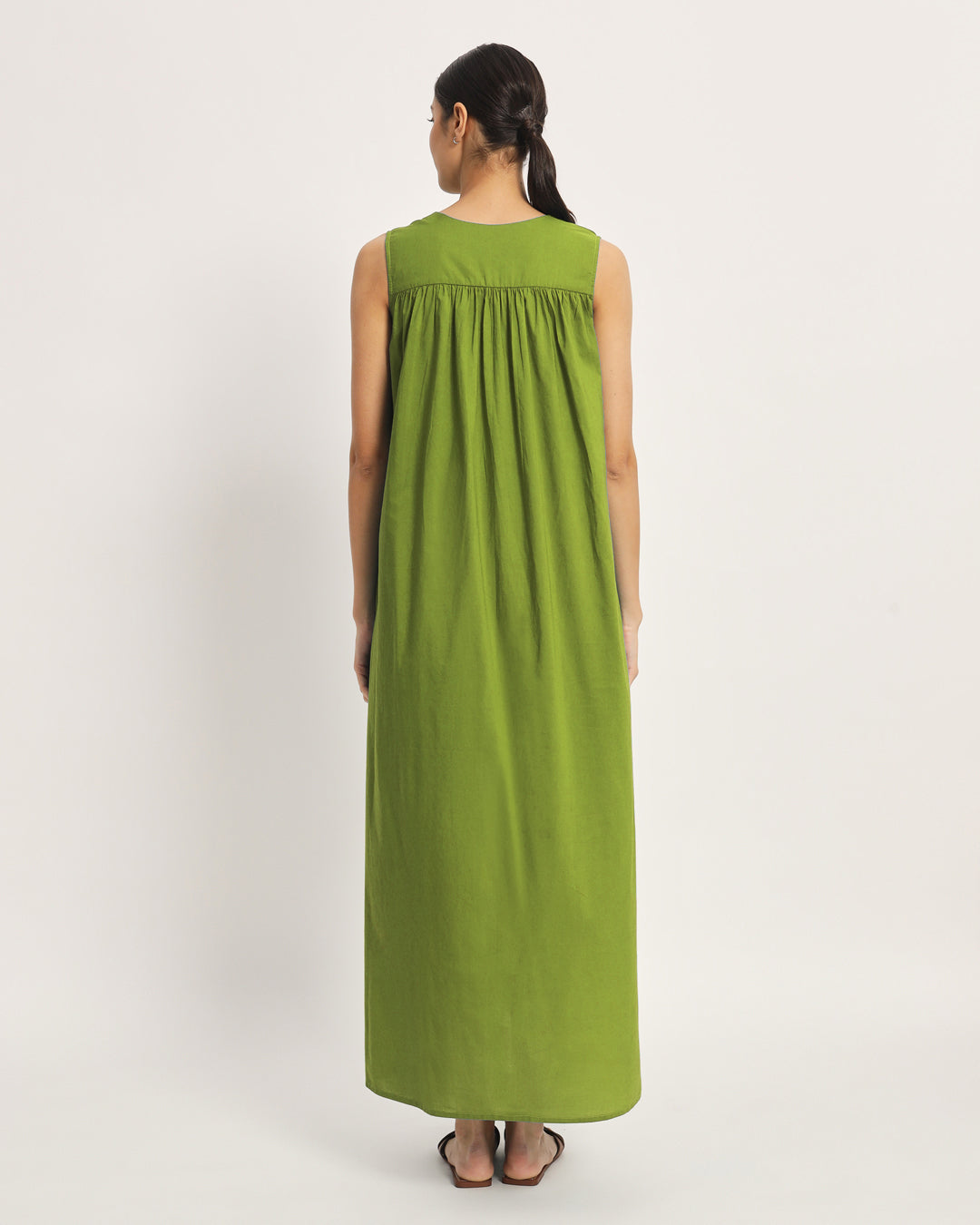 Combo: Black & Sage Green Mommylicious Maternity & Nursing Dress