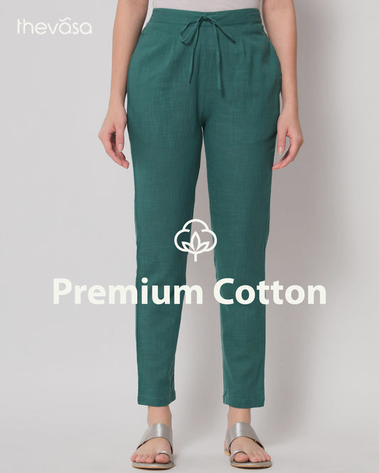 Forest Green Cigarette Pants