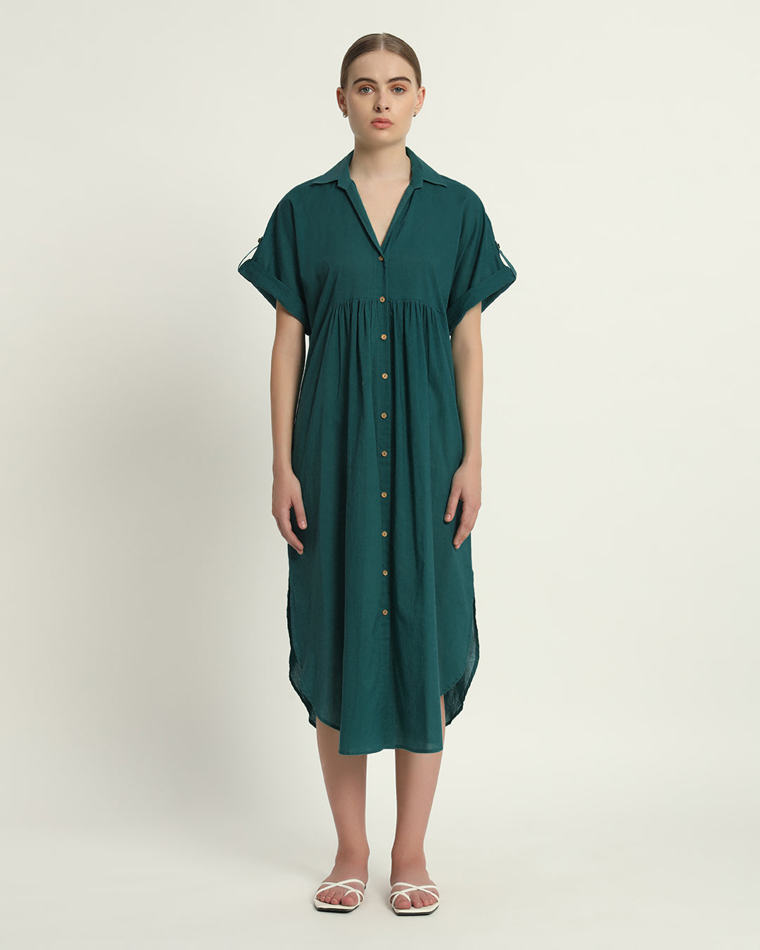 Deep Teal The Ariane Dress