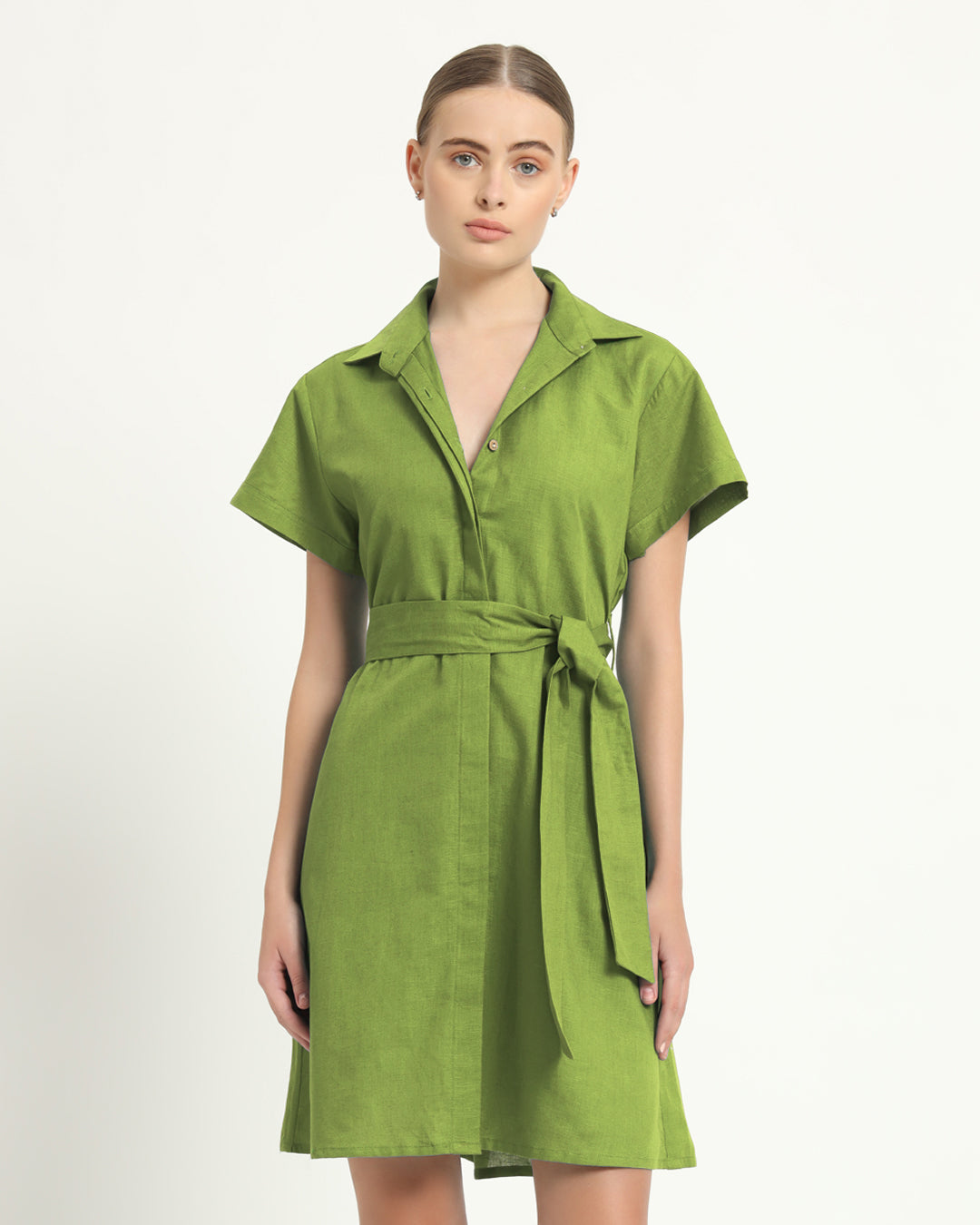 The Loretto Fern Cotton Dress