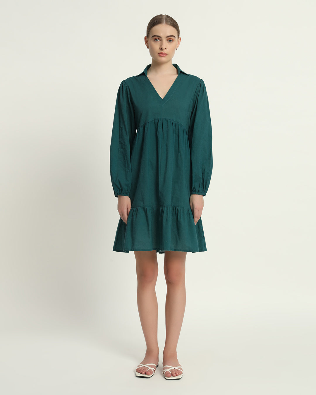 Deep Teal The Annabelle Dress