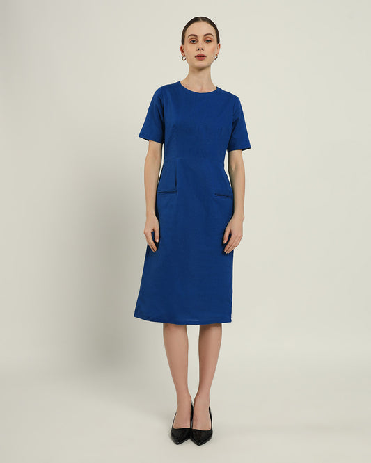 The Cairo Cobalt Dress