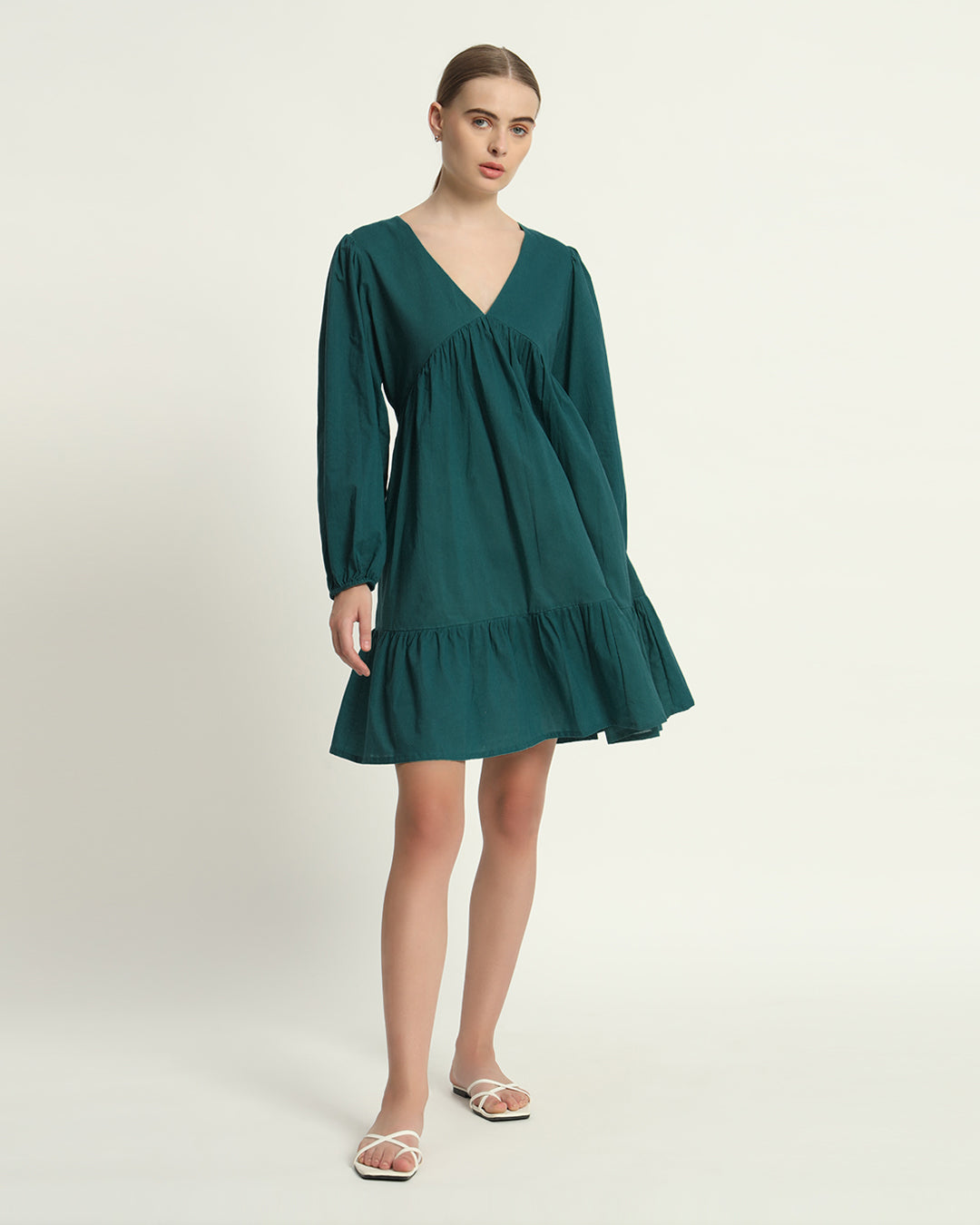 Deep Teal The Celeste Dress