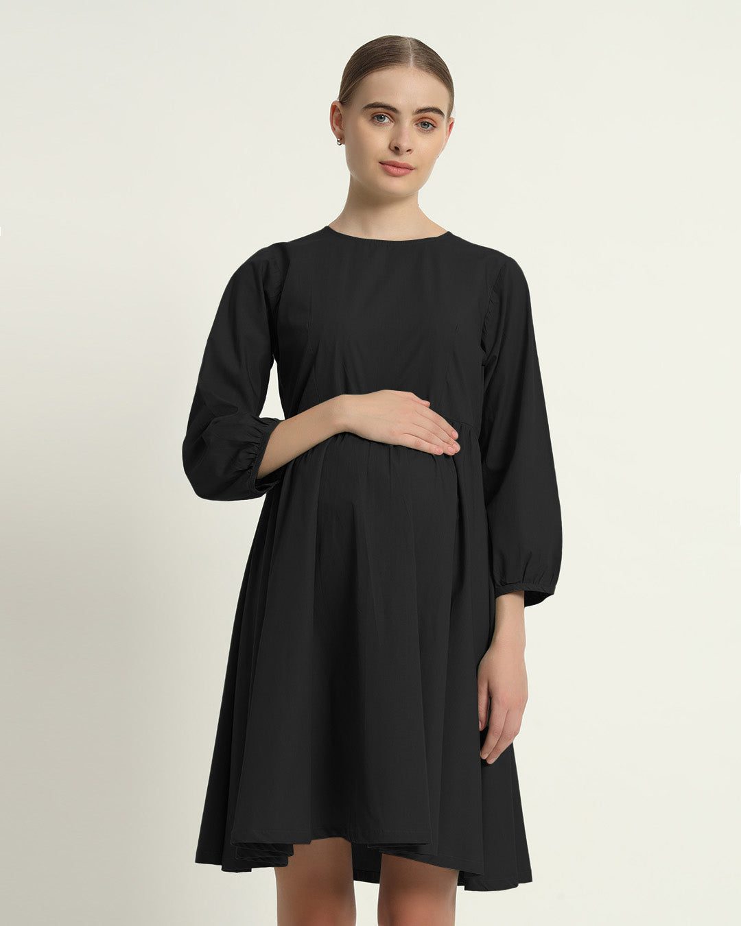 Noir Nap Time Maternity & Nursing Dress