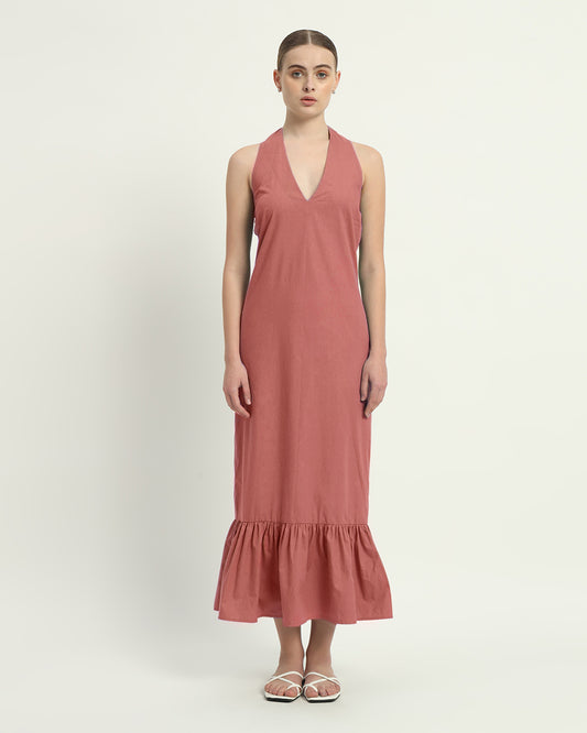 The Ivory Pink Wellsville Cotton Dress