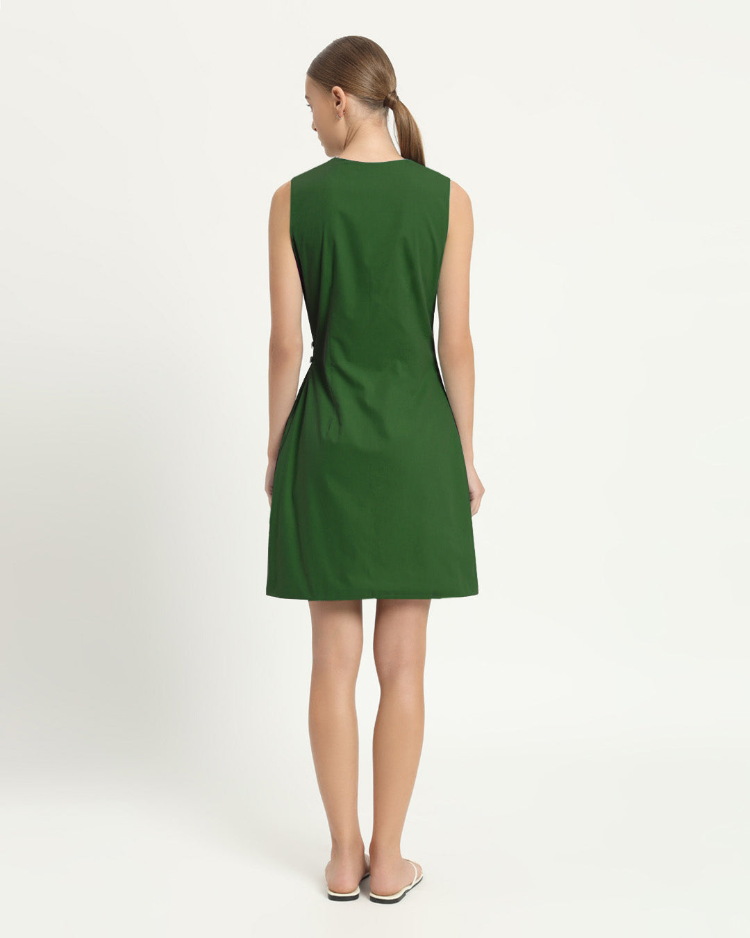 The Augsberg Emerald Cotton Dress