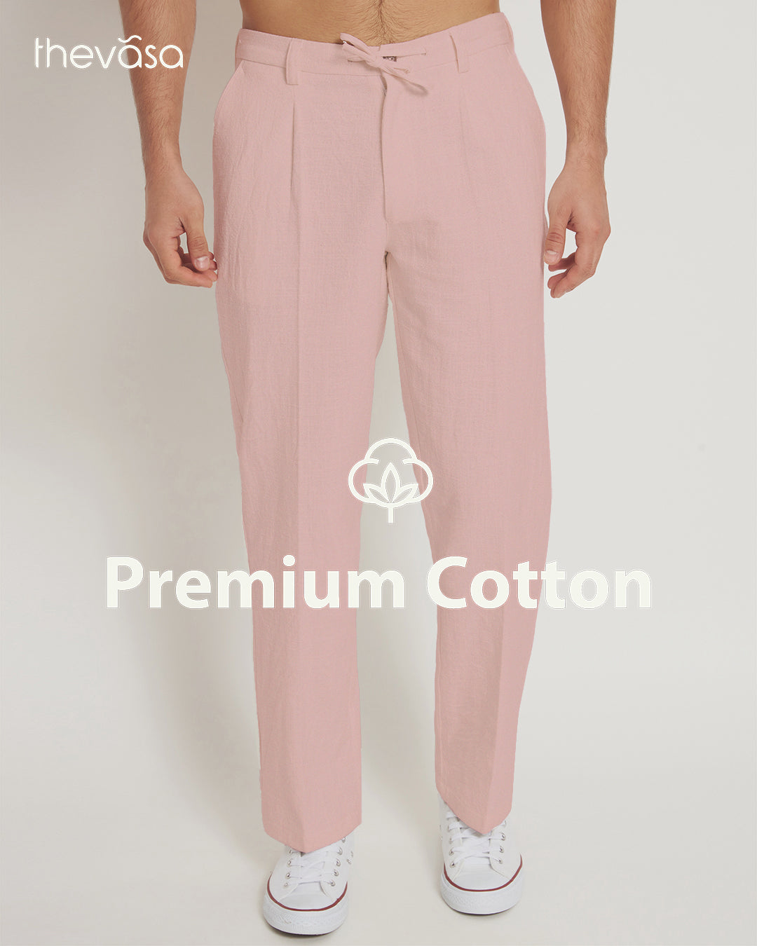 Casual Ease Fondant Pink Men's Pants