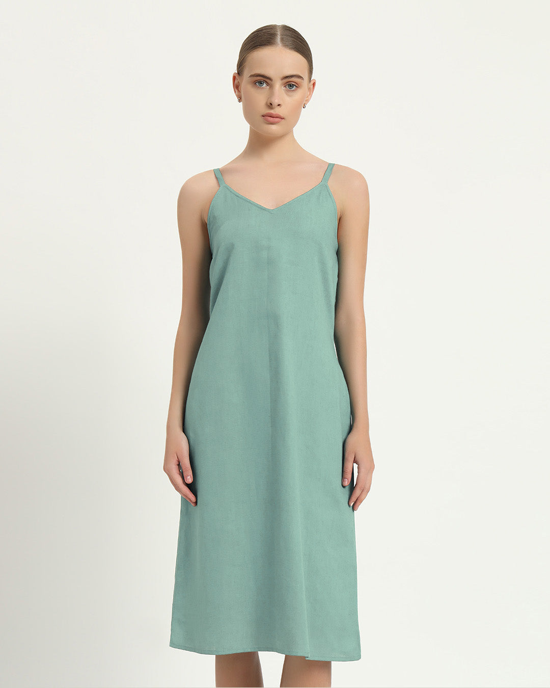 The Seesen Mint Cotton Dress