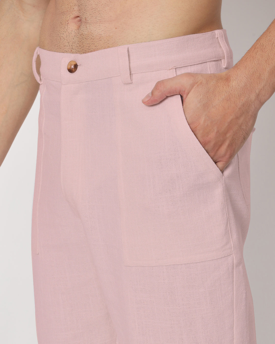 Comfy Ease Fondant Pink Men's Pants