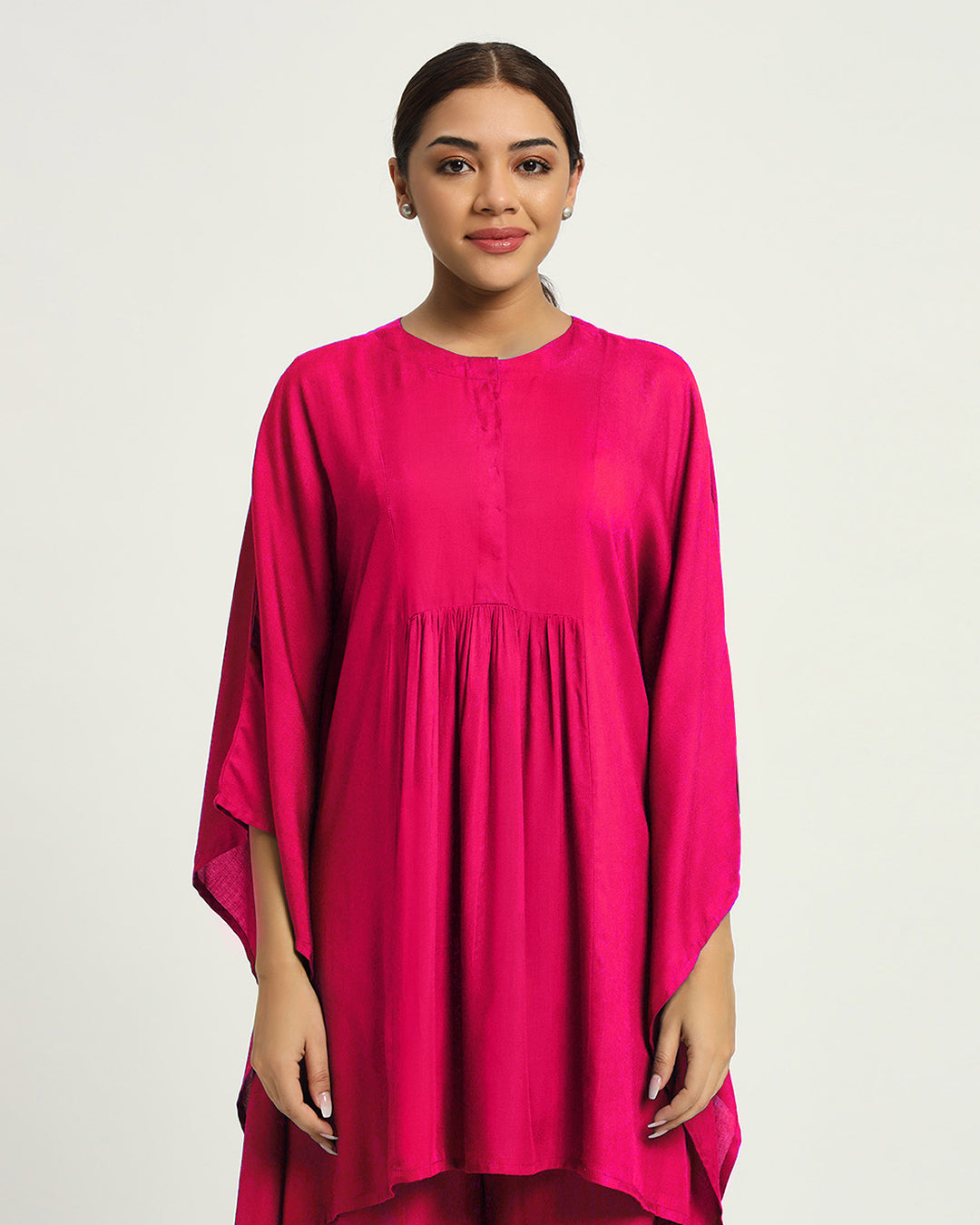 Queen's Gulabi Everyday Comfy Kaftan Co-ord Set