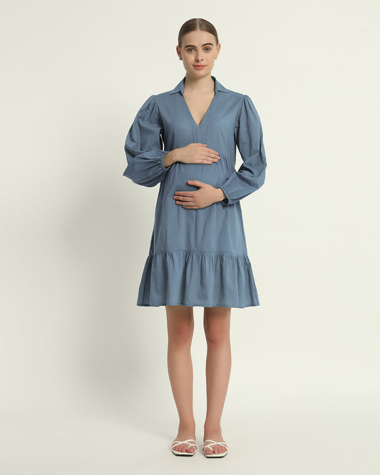 Blue Dawn Blossom & Bond Maternity & Nursing Dress