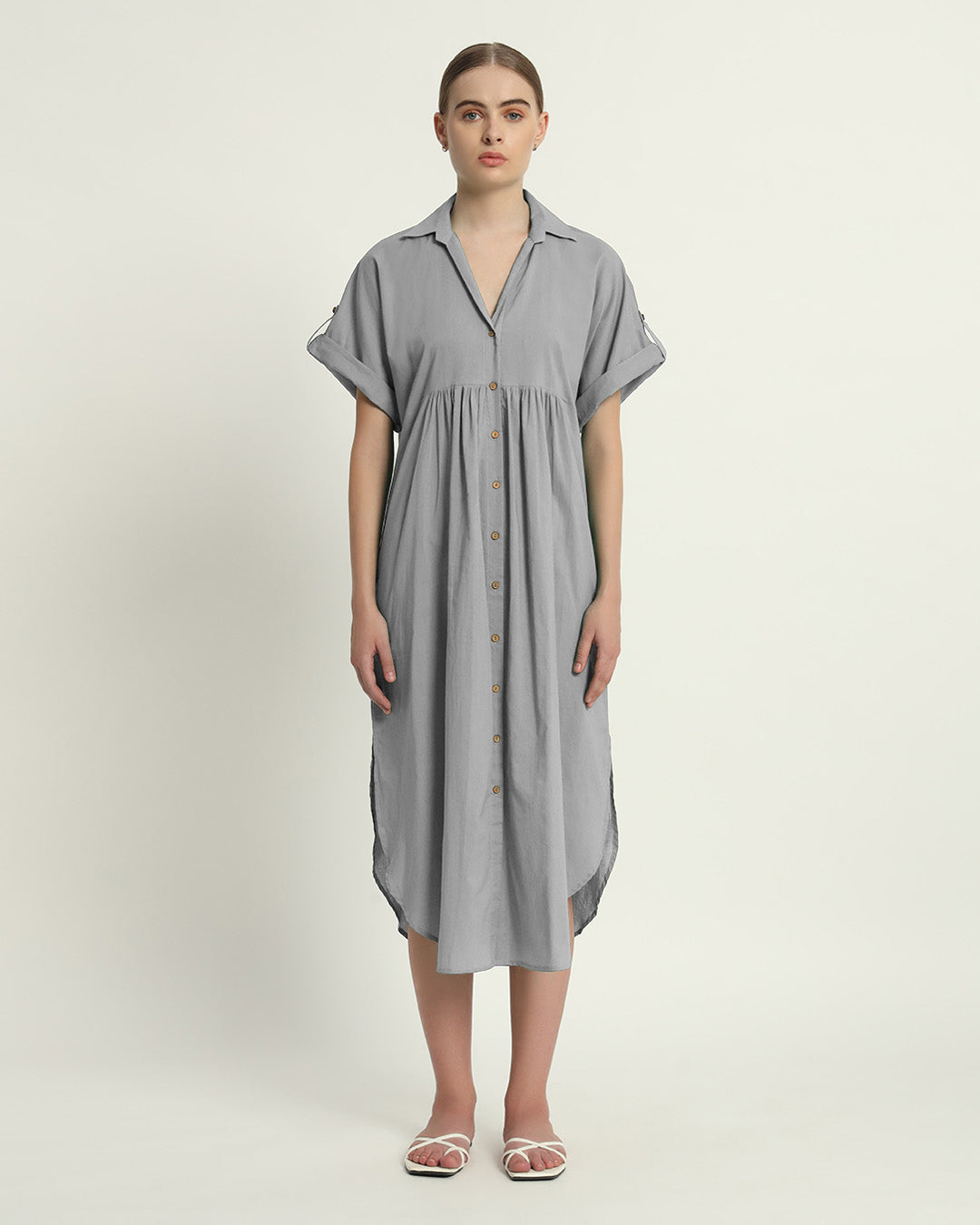 Iced Grey The Ariane Dress