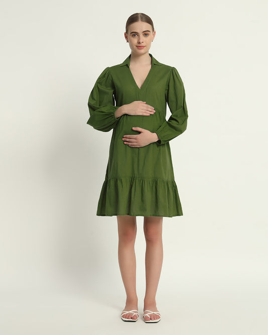 Greening Spring Blossom & Bond Maternity & Nursing Dress