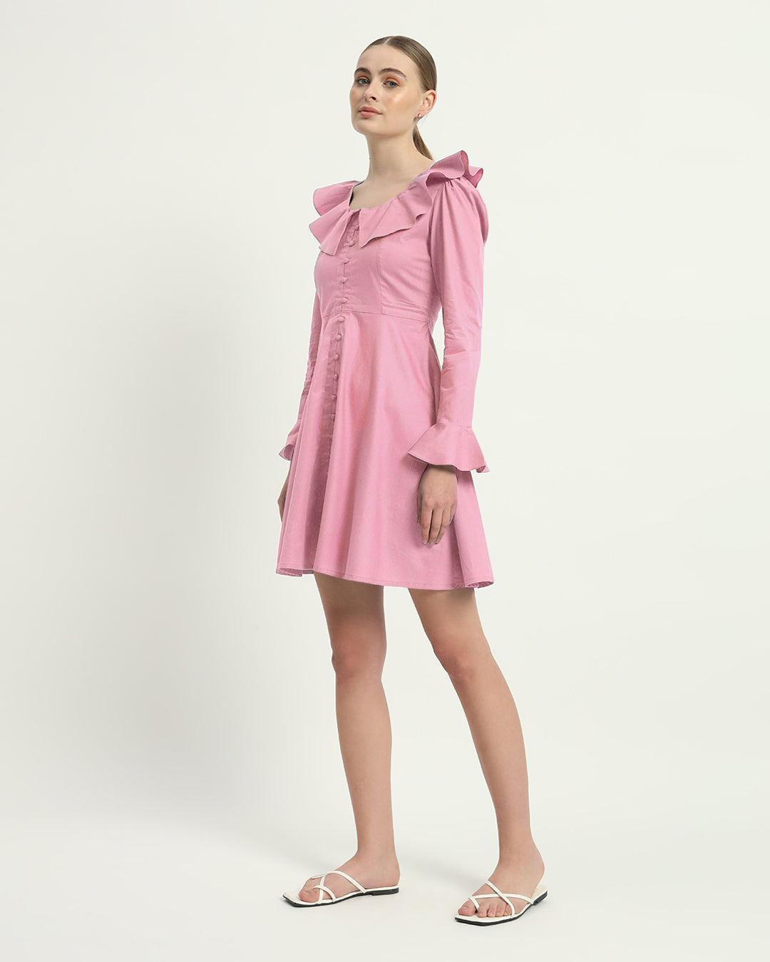The Fondant Pink Fredonia Cotton Dress