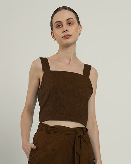 Nutshell Sleek Square Crop Top (Without Bottoms)