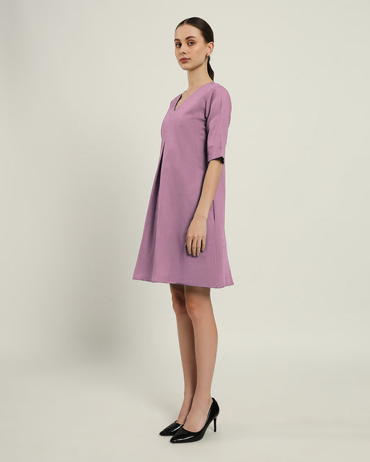 The Giza Purple Swirl Dress