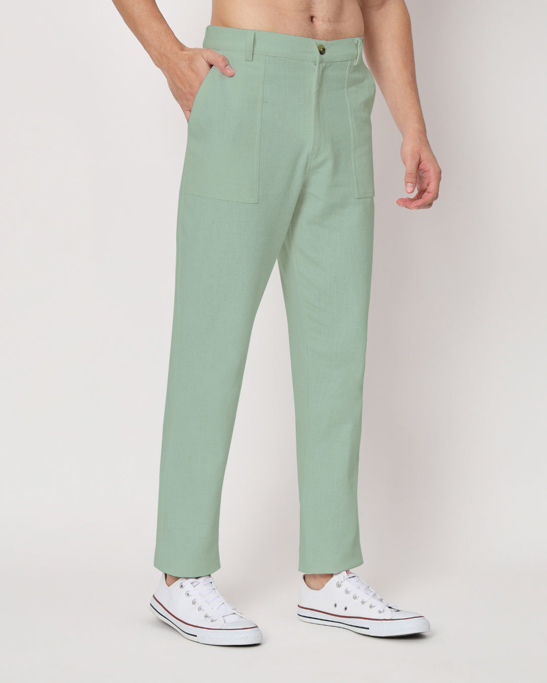 Comfy Ease Spring Green Men's Pants