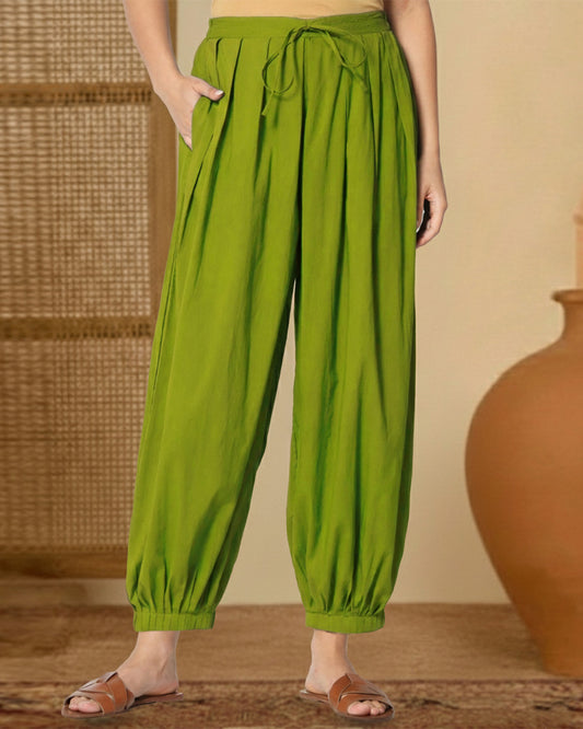 Sage Green Pleated Salwar