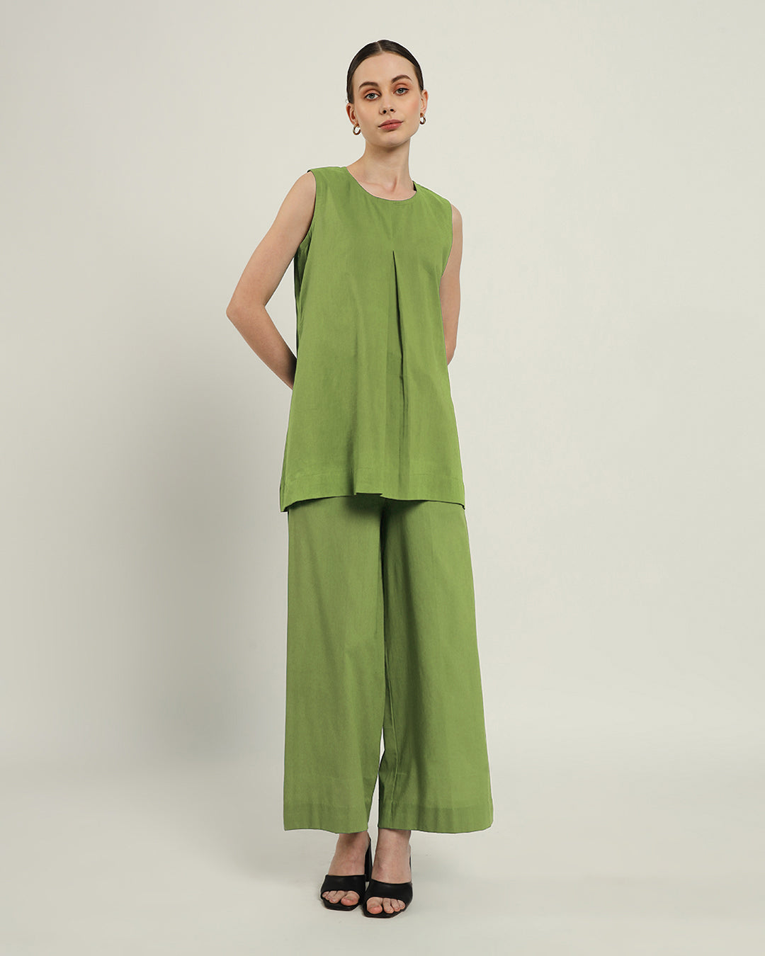 Fern Pleated A Line Top (Without Bottoms)