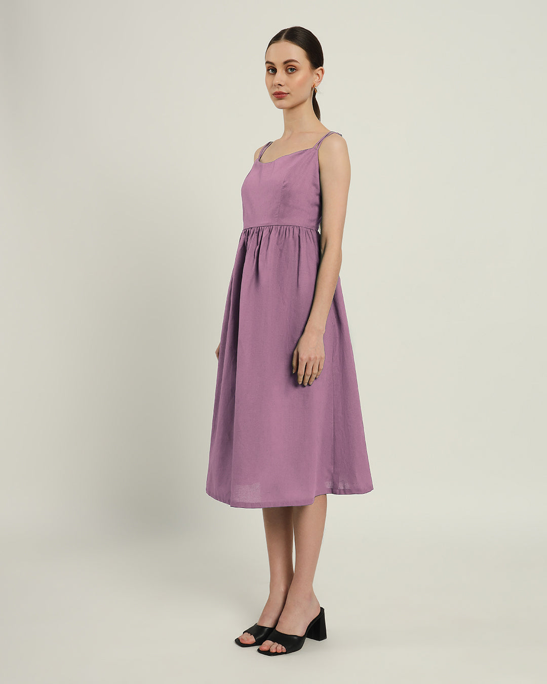 The Haiti Purple Swirl Dress