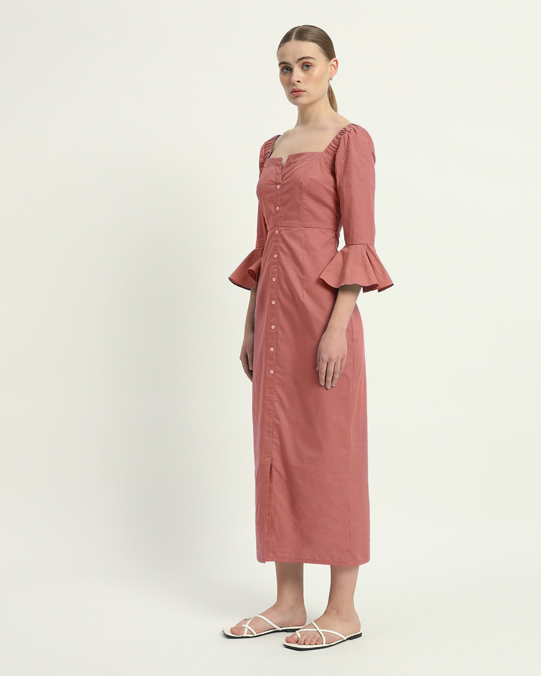 The Ivory Pink Rosendale Cotton Dress