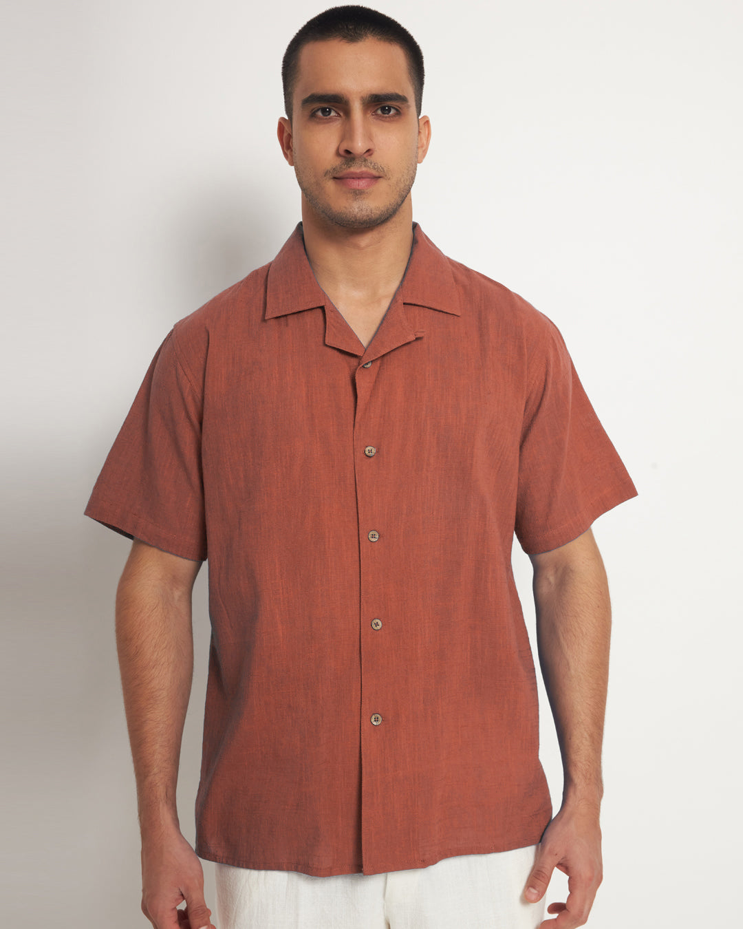 Classic Blush In Love Men's Half Sleeves Shirt