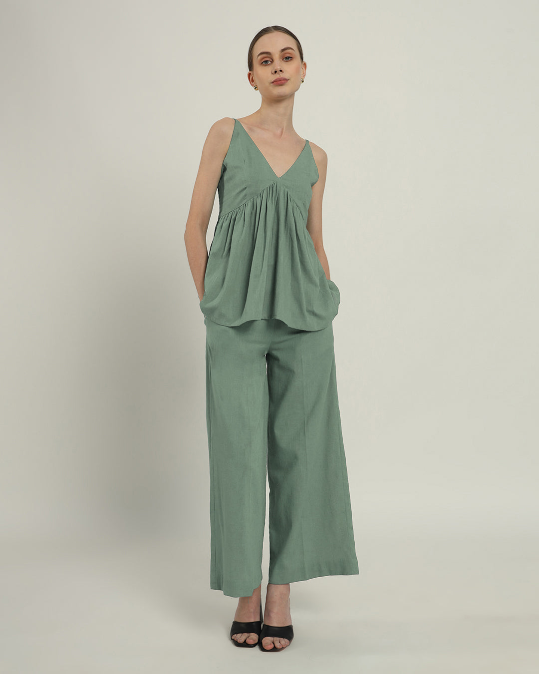 Mint Weekend Update Gathered Co-ord Set