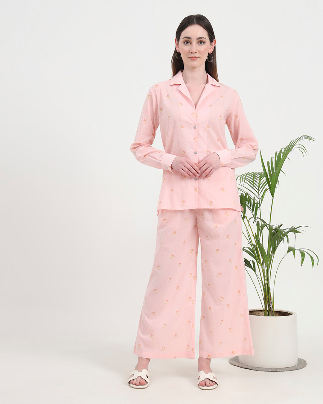 Rosy View Shirt Printed Co-ord Set