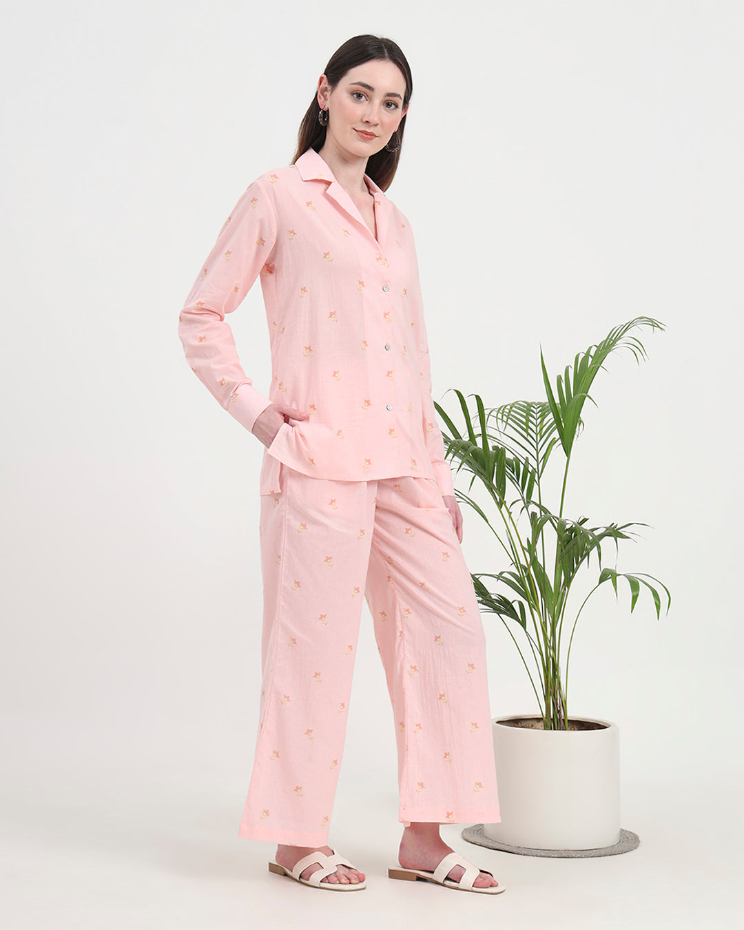 Rosy View Shirt Printed Co-ord Set