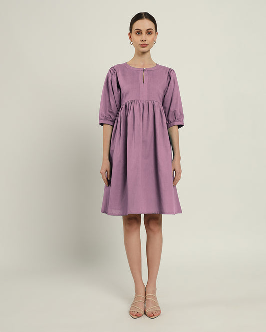 The Aira Purple Swirl Dress